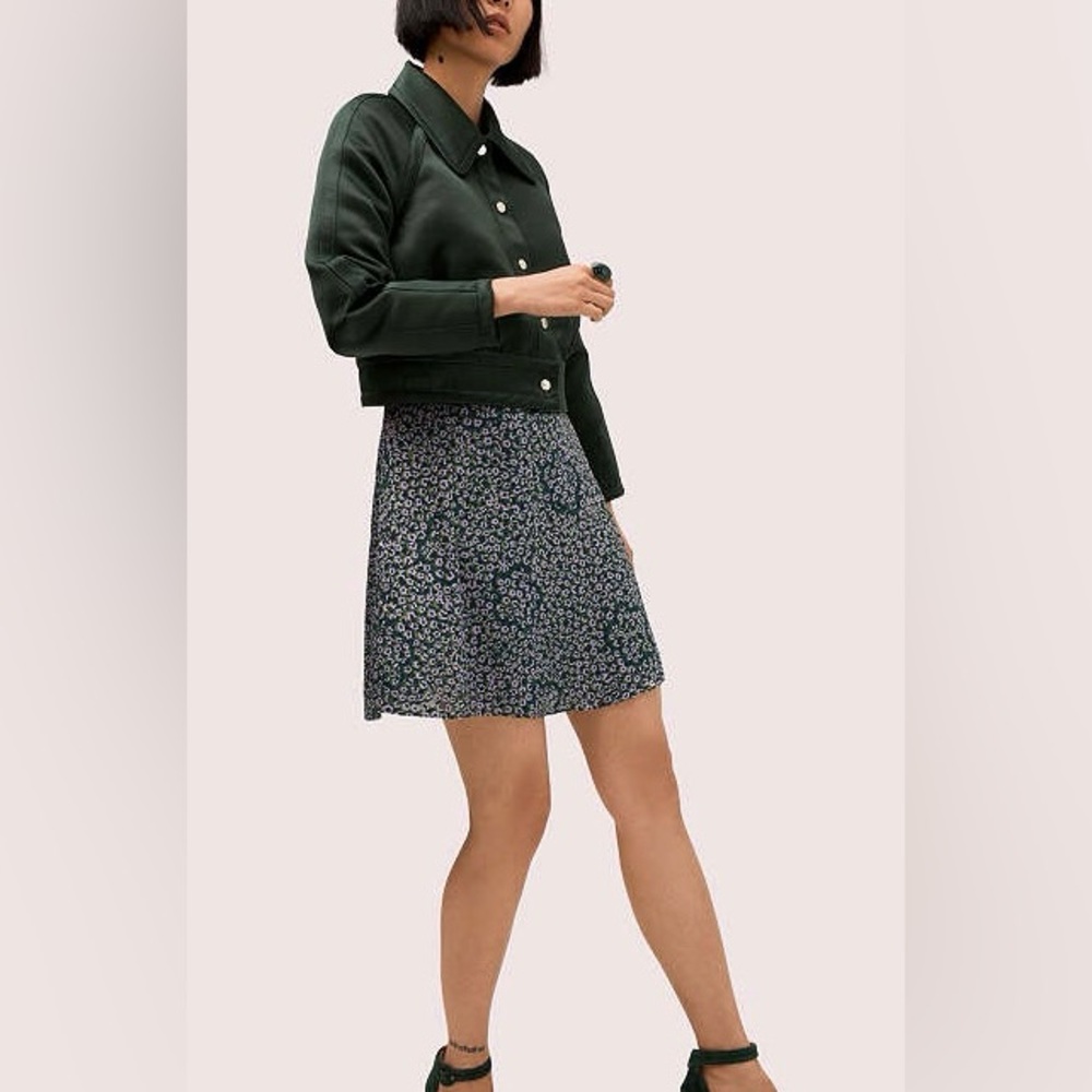 ♠️ NWOT! Kate Spade Floral Mini Dress - Picture 5 of 9